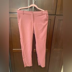 pink work slacks